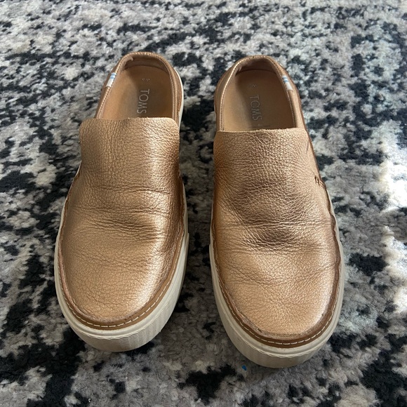 Toms Sunrise Women’s Leather Mule / Slip On Shoe - Picture 3 of 5